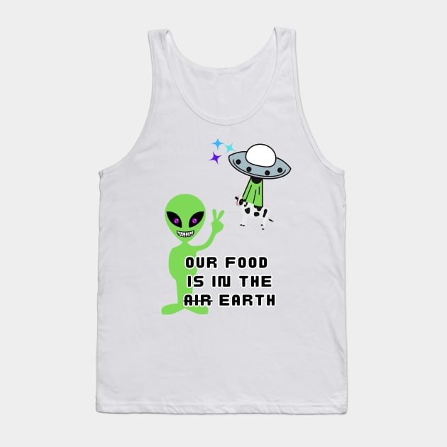 Food for aliens Tank Top by Studio468